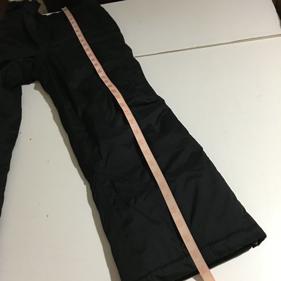 LL Bean Youth 10 Black Ski Snow Pants Outdoor Adjustable Waist Kids - Picture 9 of 9